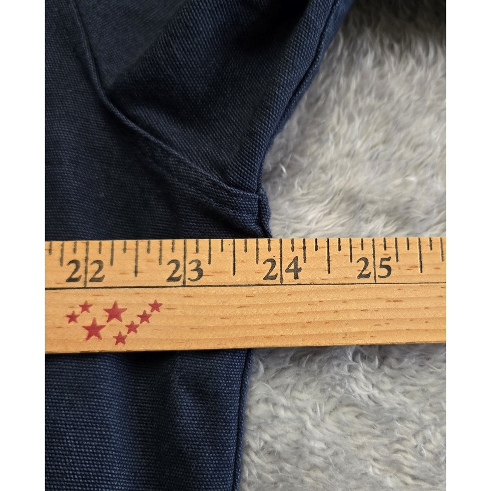 Jones of Boerum Hill Mens Navy Blue Canvas Chore Coat Mandarin Collar Jacket XL - Picture 3 of 10